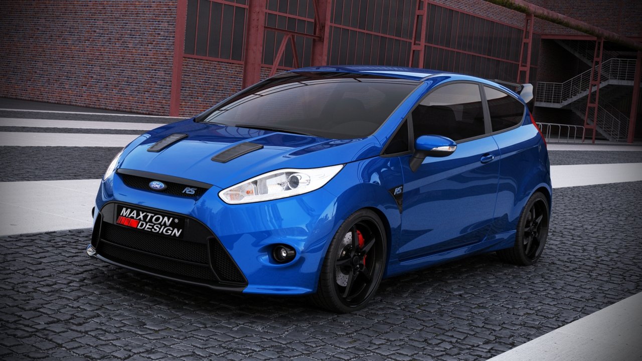 FRONT BUMPER FIESTA MK7 FACELIFT FOCUS RS LOOK (2013-2017) (3)