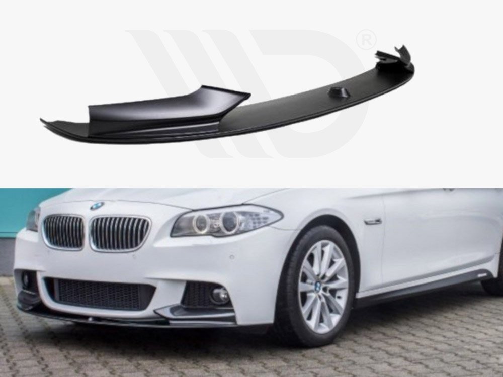 FRONT SPOILER SPORT-PERFORMANCE BLACK MATT BMW 5 SERIES F10 F11 WITH M-PACKAGE (2009-2017) (1)