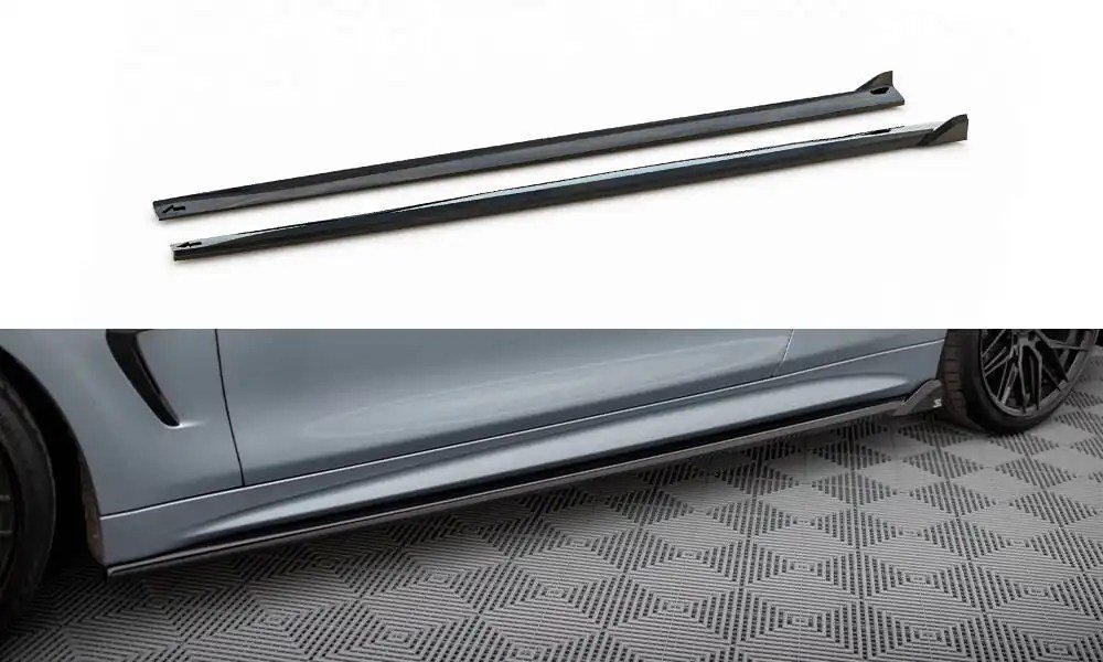 SIDE SKIRTS DIFFUSERS V.2 BMW 4 F32 M-PACK (3)