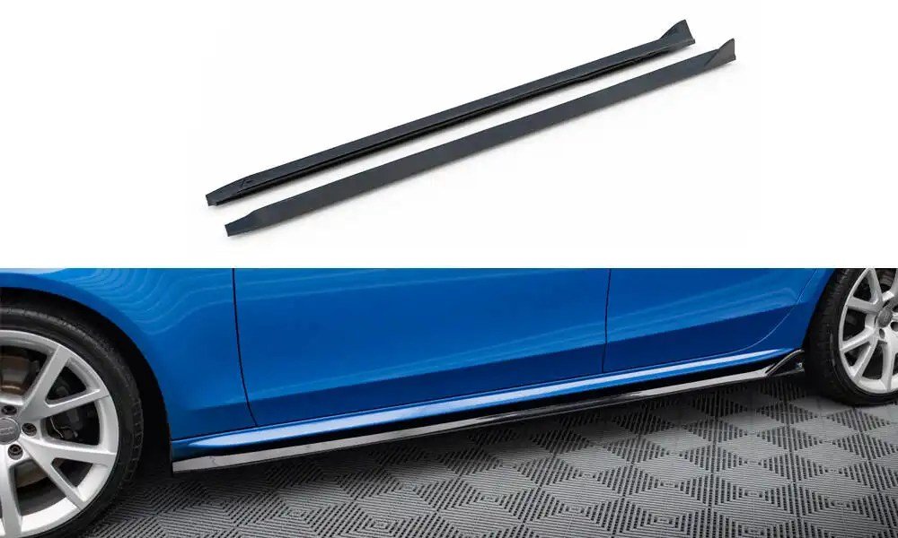 leesidetuning-SIDE SKIRTS DIFFUSERS V.4 AUDI A4 A4 S-LINE S4 B8 (1)